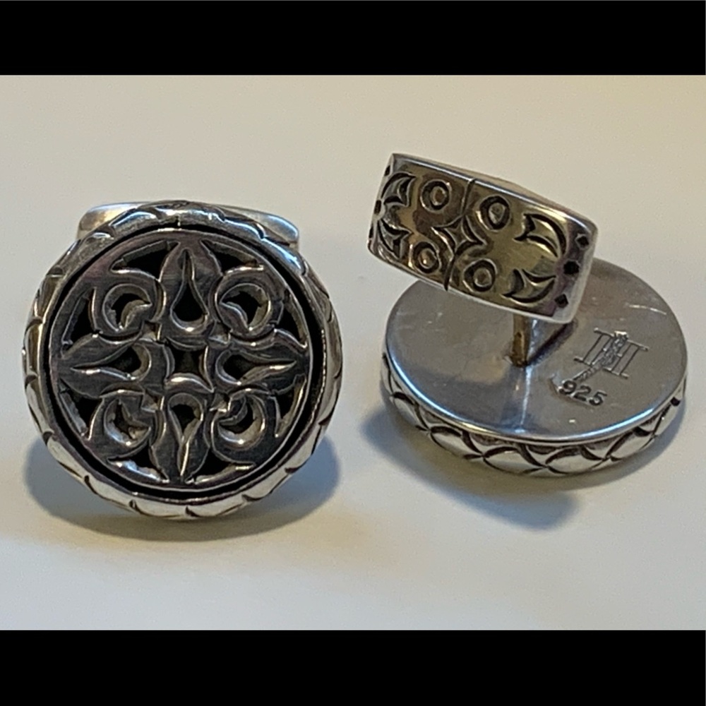 JOHN HARDY Vintage Sterling Silver Men's Cufflinks
